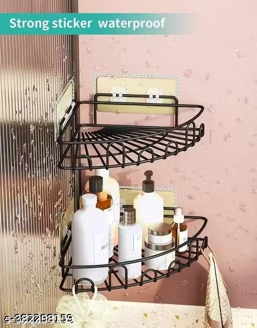 Kitchen and Bathroom Corner Rack