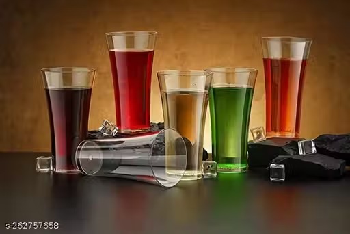 unbreakable plastic glass set of 12 pcs for cocktail