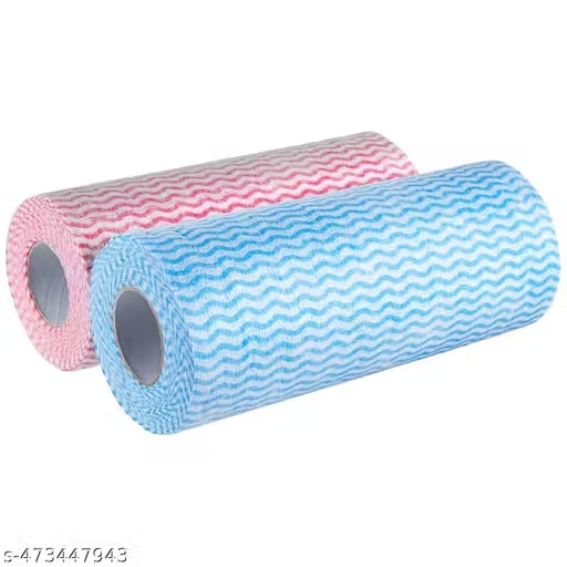 reusable washable kitchen printed tissue roll
