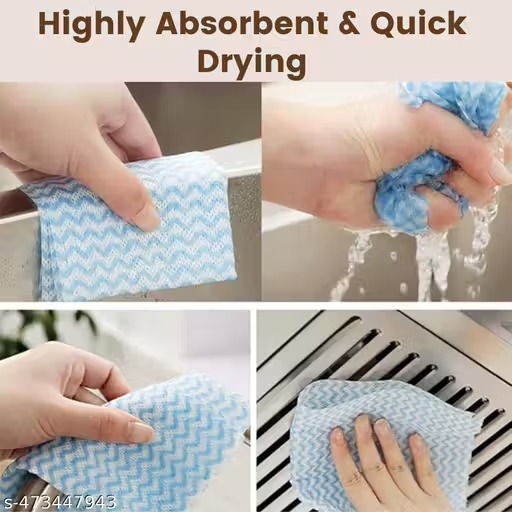 reusable washable kitchen printed tissue roll