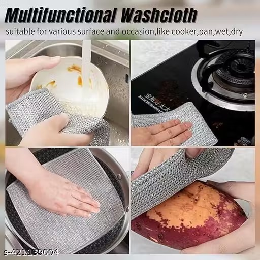 non scratch dish wash cloth (pack of 10)