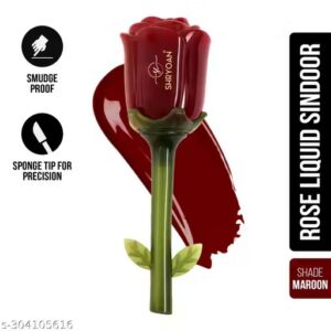 Shryoan Rose Liquid Smudge Proof & Waterproof Maroon Sindoor