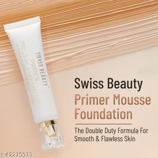 Swiss Beauty Primer Mousse Foundation - White Ivory