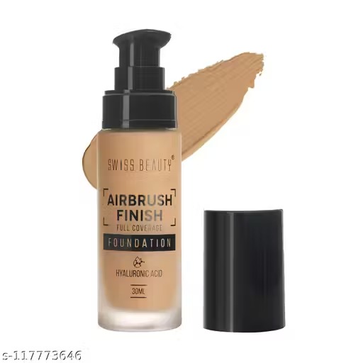Swiss Beauty Airbrush Finish Full Coverage Foundation - Golden Beige
