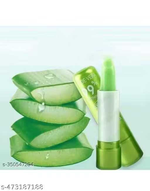 (Pack Of 3) Aloe Vera Moisturizing Lipstick Long Lasting Notorious Lip Balm