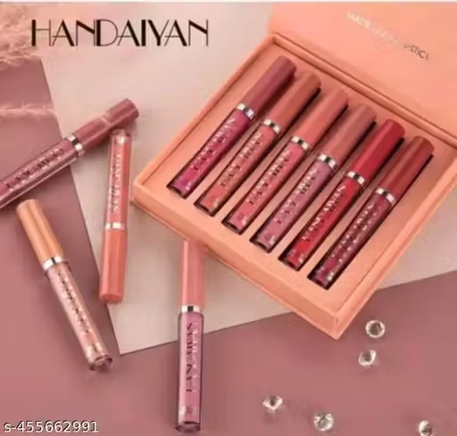 Sajuma Beauty New Velvet Long Lasting Waterproof Non Transfer Liquid Matte Lipstick Set Of 6