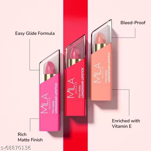 Mila Beauté Long wear Matte Lipstick