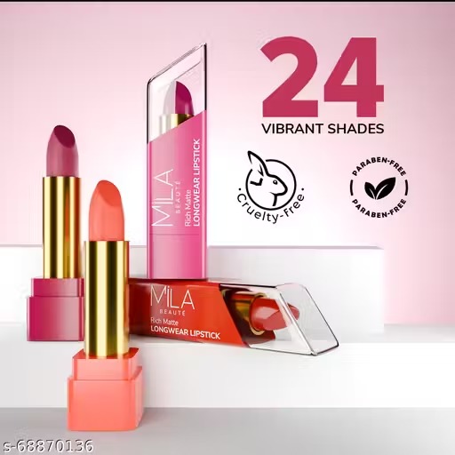 Mila Beauté Long wear Matte Lipstick