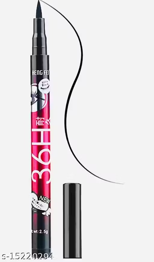 ADS Long Lasting Black Kajal & 36h Eyeliner With Pink Magic Color Change Lip Balm
