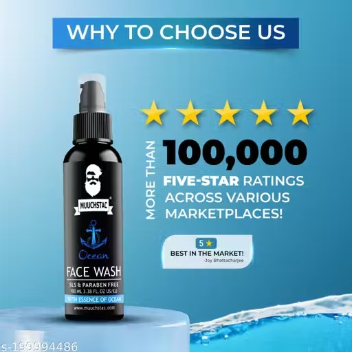 Muuchstac ocean face wash for men