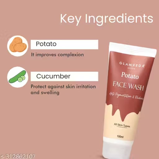 Glamveda potato anti pigmentation face wash