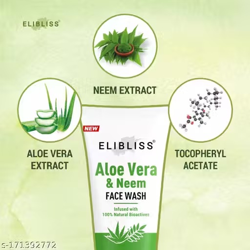 Elibliss vitamin c & aloe vera neem face wash combo