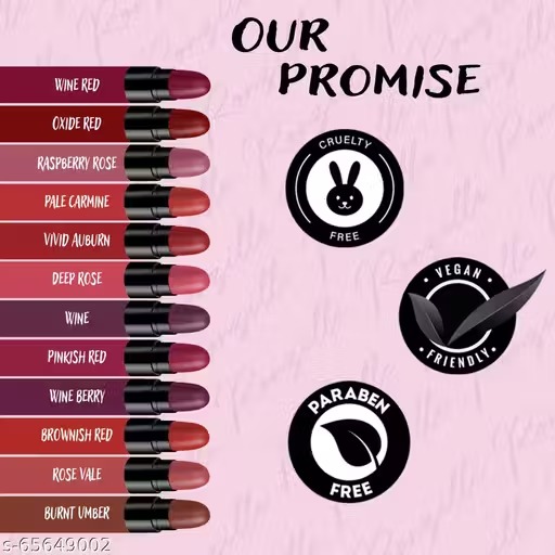 Ronzille ayurvedic creamy matte lipstick set