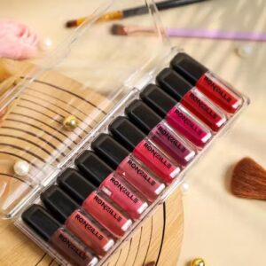 ronzille long lasting waterproof non transfer liquid matte lipstick set of 10