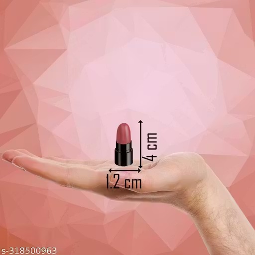 Ronzille long lasting hydrating mini lipstick - pack of 6 (nude edition, 6 g)