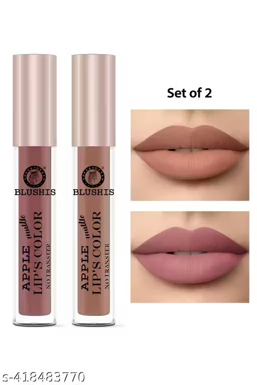 Non transfer smudge proof longlasting sensational liquid matte lipstick