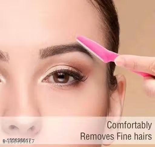 Eyebrow And Face Razor For Women With Sharp Stainless Steel Blades, 6 Pcs