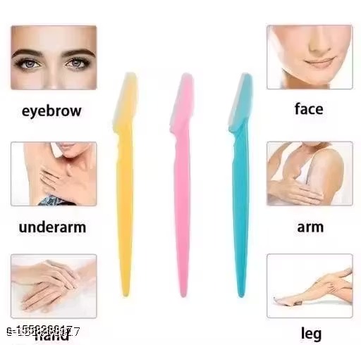 Eyebrow And Face Razor For Women With Sharp Stainless Steel Blades, 6 Pcs