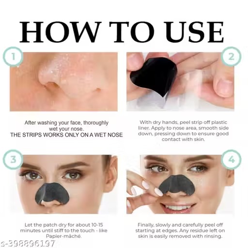 Microfibre Blackhead Remover Strips (Pack Of 10)