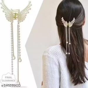 Hair Clutcher Hair Clip (Gold) (Pack Of 1)