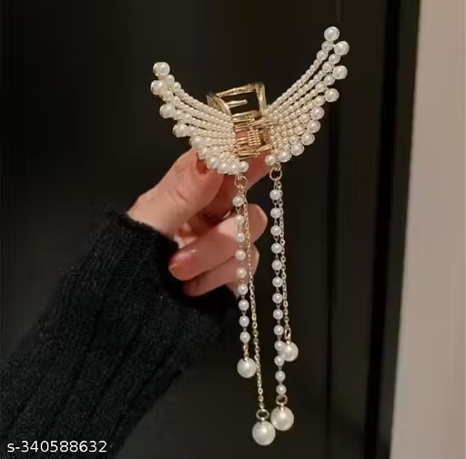Hair Clutcher Hair Clip (Gold) (Pack Of 1)