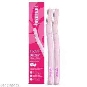 Hyuman Glide & Glow Face Razor For Women Pack Of 2