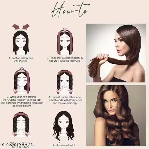 Women Heatless Hair Curlers