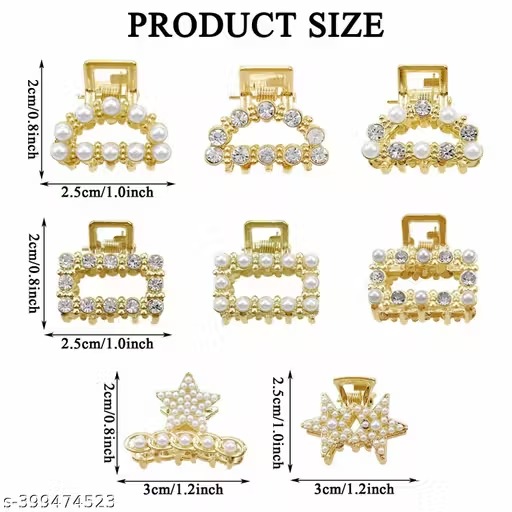 Small Claw Hair Clips For Women
