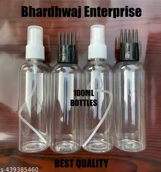 4 Pcs 100ml Empty Pet Bottles