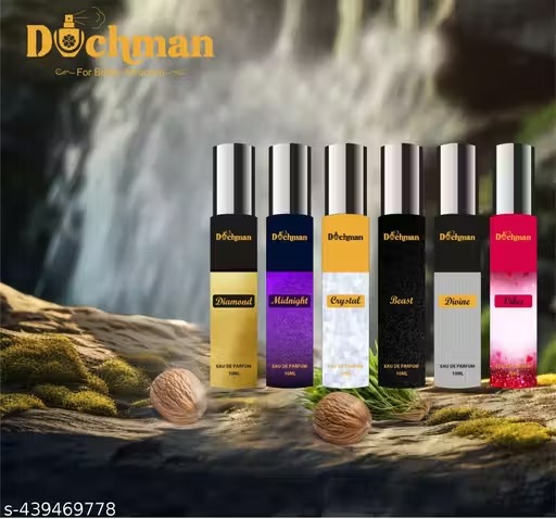 DUCHMAN Luxury Fresh Perfume Pack Of Six With Guccy Perfume 6 X 10 Ml