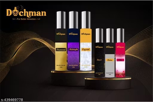 DUCHMAN Luxury Fresh Perfume Pack Of Six With Guccy Perfume 6 X 10 Ml