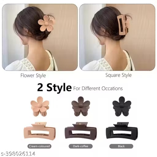 Large hair claw clips barrettes for women