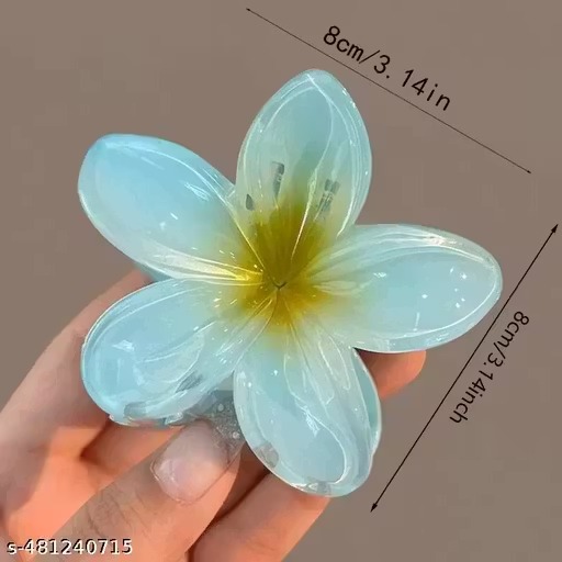 Flower hair claw clip hair cluture flower design hair accessories pack of 4 pcs