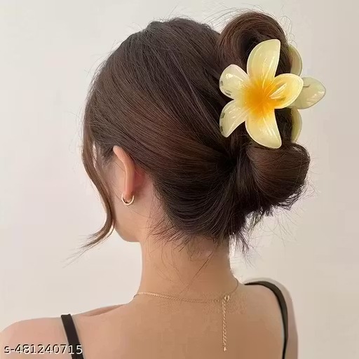 Flower hair claw clip hair cluture flower design hair accessories pack of 4 pcs