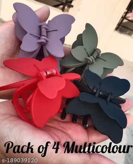 Beautiful butterfly claw clips