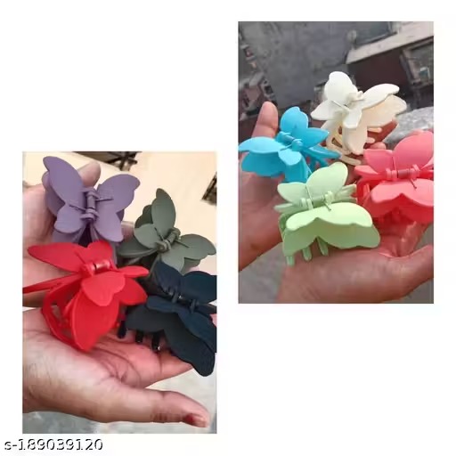 Beautiful butterfly claw clips
