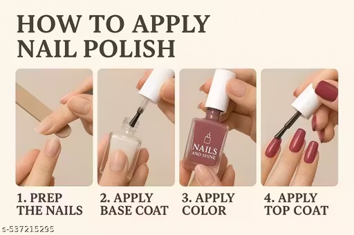 Nails n shine 6 pcs multicolor nail polish combo