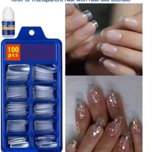 Transparent nails