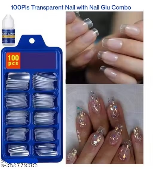 Transparent nails