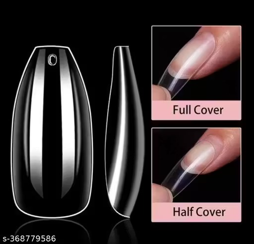 Transparent nails