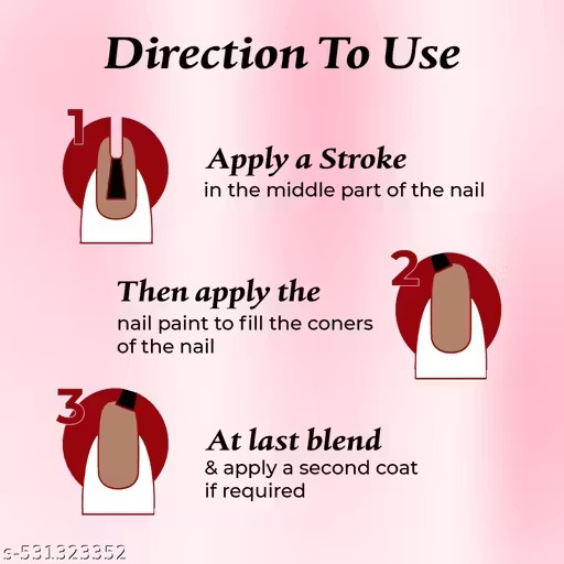Ellicia trendy nail paint pack of 4
