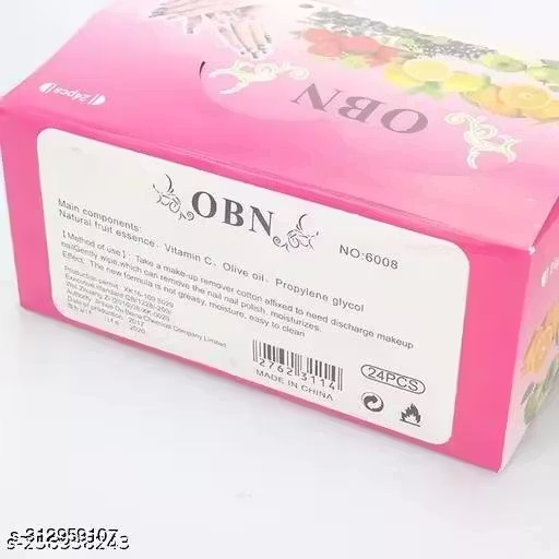 Nail polish remover pads