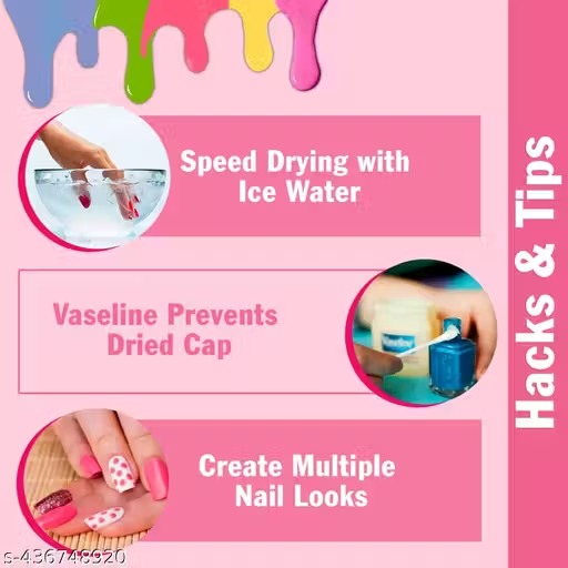 BB looks beauty nail polish pack of 4