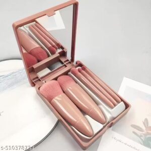 5 in 1 professional small mini mirror makeup brush kit