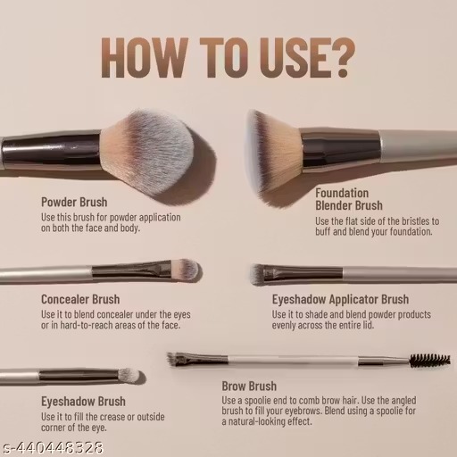 Professional makeup brush