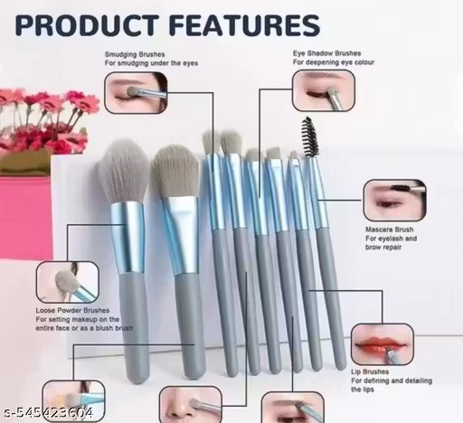 Premium 8 pcs professional makeup brush