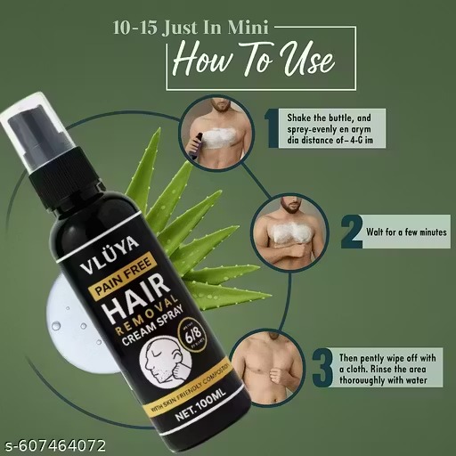 Hair removal spray for men & women