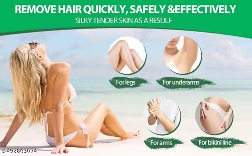 Herbal face wax powder for women