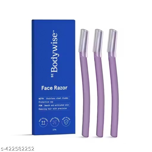 Be Bodywise Reusable Face Razor For Women Pack Of 3