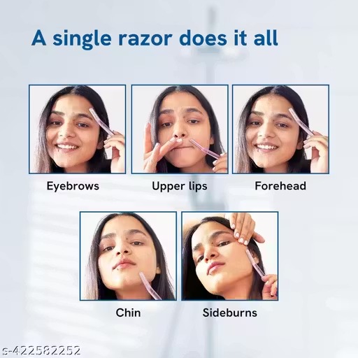Be Bodywise Reusable Face Razor For Women Pack Of 3